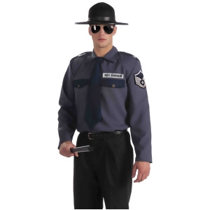 Adult Police Officer State Trooper Uniform Costume - Mens Large (42) 5'7" - 6'1" approx 150-180lbs