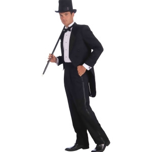 Adult Vintage Hollywood Humphrey Bogart Tailcoat Tuxedo Costume - Mens XL (44-48) 5'9" - 6'2" approx 195-215lbs