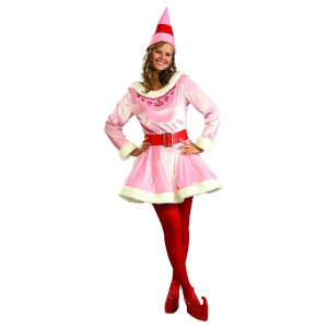 Deluxe Women's Size 12 Elf Movie Jovi Christmas Costume Womens Standard 12 approx 38-40 bust 28-32 waist - All