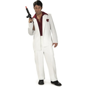 Scarface Tony Montana Costume Suit Shirt Large 42-44 Mens Standard 44 44 chest 5'9 5'11 approx 170-190lbs - All