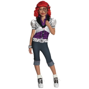 Girls Monster High Operetta Phantom Of The Opera Girl Costume - Girls Medium (8-10) for ages 5-7 approx 27"-30" waist~ 50-54" height