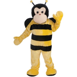 Mens 42-44 Bumblebee Parade or School Deluxe Plush Mascot Costume Standard 42-44 42-44 chest 5'9 5'11 approx 160-185lbs - All