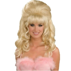 Sexy Adult Womens Long Blonde Fantasy Flirty Wig standard size - All