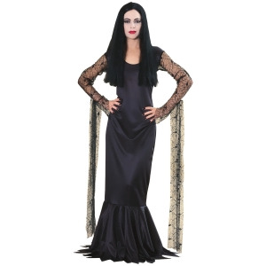 Adult Women's Classic The Addams Family Morticia Costume - Womens Small (6-10) approx 33-35" bust & 25-26" waist