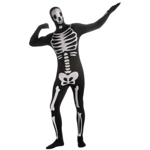Adult Skeleton Second Skin Professional Quality Full Body Jumpsuit - Mens Medium (38-40) 38-40" chest - 5'4" approx 120-150lbs