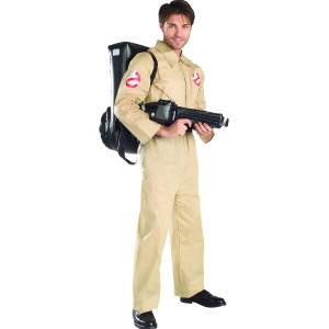 Ghostbuster Deluxe Adults Large Ghost Busters Costume Mens Standard 44 44 chest 5'9 5'11 approx 170-190lbs - All