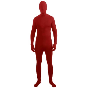 Red Adult Disappearing Man Professional Quality Full Body Jumpsuit - Mens Large (42) 5'7" - 6'1" approx 150-180lbs