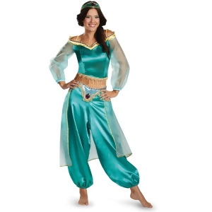 Womens Prestige Aladdin Disney Princess Jasmine Costume - Womens Junior (7-9) 26-28 waist~ 36-48 hips~ 34-36 bust~ B-C