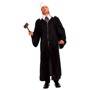 Adult Magistrate Supreme Court Judge Costume Or Wizard Robe Mens Large 42 5'7 6'1 approx 150-180lbs - All