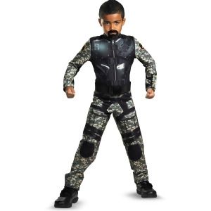 Child Gi Joe Retaliation Roadblock Classic Costume - Boys Large (10-12) for ages 8-10~ 60-87 lbs approx 28"-30" chest~ 24"-25" waist~ 28-30" hips~ 23-