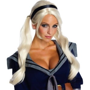 Sexy Adult Sucker Punch Babydoll Deluxe Costume Wig standard size - All