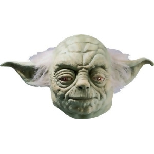 Adult Star Wars Yoda Jedi Knight Costume Deluxe Mask Standard size - All