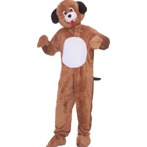 Mens Large 42-44 Plush Mr Puppy Dog Costume Standard 42-44 42-44 chest 5'9 5'11 approx 160-185lbs - All