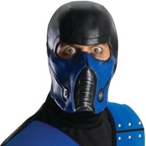 Overhead Latex Adult Subzero Sub Zero Mortal Kombat Costume Accessory Mask Standard Size - All