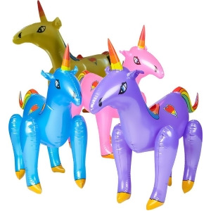 Lot of 12 Assorted 36 Inflatable Unicorn Fairy Tail Myth Party Decoration 36 - All