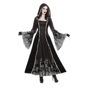 New Adult's Womens 14-16 Sexy Forsaken Souls Grim Reaper Costume Womens Standard 14-16 approx 40-42 waist 31-34 waist 40-42 bust - All