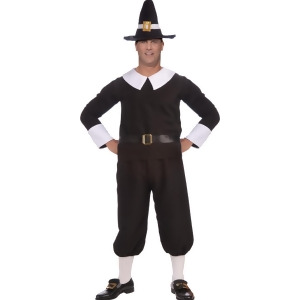 Mens Pilgrim Man Thanksgiving Costume Standard 42 Mens Standard 42 5'7 6'1 approx 150-180lbs - All