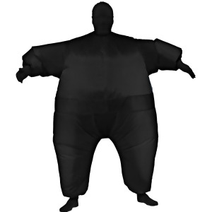 Black Adult Infl8s Full Body Inflatable Costume Jumpsuit Large 42-44 Mens Standard 44 44 chest 5'9 5'11 approx 170-190lbs - All
