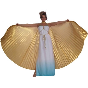 Adult Costume Accessory Gold Egyptian Gothic Vampire Bat Wings Standard Size - All