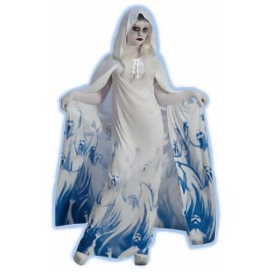 Womens Standard Size 14-16 Soul Seeker Necromancer Ghost Costume Womens Standard 14-16 approx 26-32 waist 34-38 bust - All