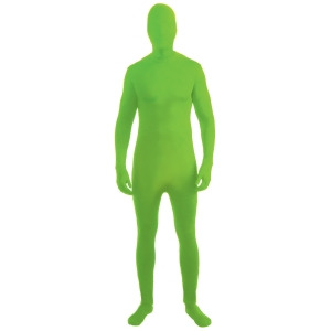 Green Adult Disappearing Man Professional Quality Full Body Zentai Suit - Mens Large (42) 5'7" - 6'1" approx 150-180lbs