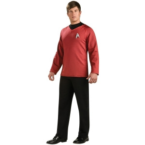 Star Trek Into Darkness Red Scotty Adult Deluxe Grand Heritage Costume Shirt - Mens Medium (38-40) 38-40" chest~ 5'7" - 6'1" approx 120-150lbs