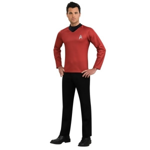 Star Trek Into Darkness Red Scotty Adult Engineering Officer Costume Shirt - Mens Medium (38-40) 38-40" chest~ 5'7" - 6'1" approx 120-150lbs