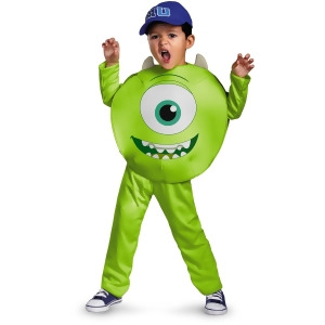 Child Monsters Inc University Mike Costume - Boys Small (4-6) for ages 3-5~ 36-47 lbs approx 23"-25" chest~ 21"-22" waist~ 23-25" hips~ 16-19" inseam 