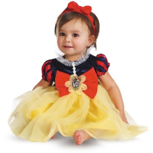 Disney Snow White and the 7 Seven Dwarfs Baby Girls Costume Set - Newborn (6-12M) approx 18"-19" chest~ 18-19" waist~ up to 16 lbs