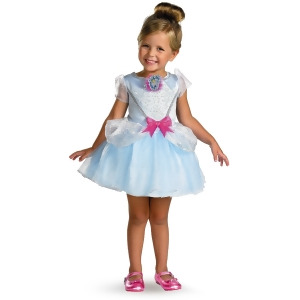 Disney Child Baby Toddler Cinderella Ballerina Classic Costume - Toddler (3T-4T) approx 22-23" chest~ 20-21" waist~ 34-38 lbs