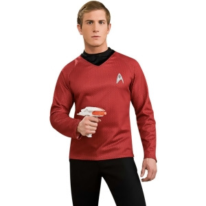 Star Trek Into Darkness Deluxe Red Scotty Adult Engineering Costume Shirt - Mens Medium (38-40) 38-40" chest~ 5'7" - 6'1" approx 120-150lbs