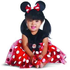 Mickey Mouse Red Minnie Mouse Baby Girls Costume Set - Infant (12-18) approx 19-20" chest~ 19-20" waist for 28-32" height & 20-26 lbs