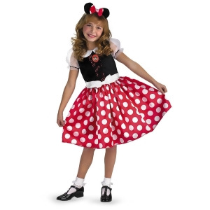 Children's Disney Classic Minnie Mouse Girls Costume - Boys Small (4-6) for ages 3-5~ 36-47 lbs approx 23"-25" chest~ 21"-22" waist~ 23-25" hips~ 16-1