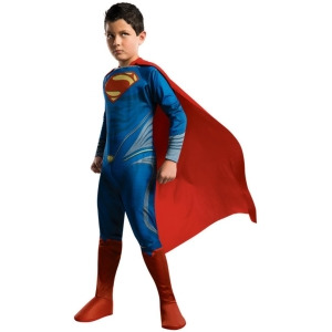Childs Boys Superman Man of Steel Costume - Boys Large (12-14)