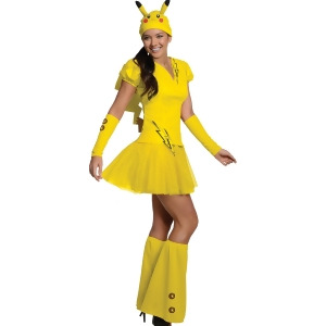 Womens Adult Sexy Pokemon Female Pikachu Anime Costume - Womens Small (2-6)