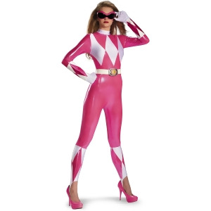 Womens Sexy Sassy Classic Pink Power Ranger Costume - Womens Small (4-6)