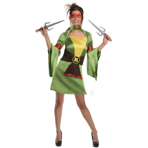 Womens Sexy Teenage Mutant Ninja Turtles Raphael Costume - Womens Medium (8-10)