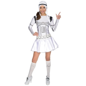 Adult Womens Sexy Female Storm Trooper Star Wars Empire Costume - Womens Medium (6-10)