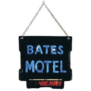Official Psycho Movie Bates Motel Light-Up Sign Halloween Decoration 16 x 16 - All