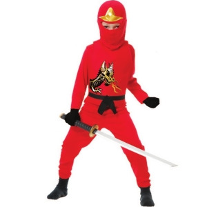 Child Red Ninja Avengers Series 2 Costume - Large