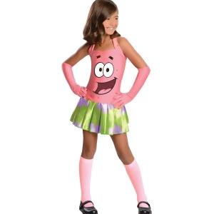 Child Girls Spongebob Squarepants Patrick Starfish Costume - Girls Large (12-14)