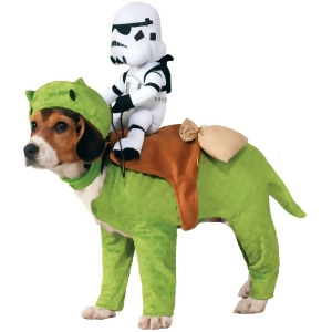 Star Wars Dewback Stormtrooper Dog Pet Costumes One Size Pet Medium 15 neck-tail 17 chest - All
