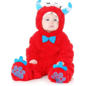 Child Red Little Cute Monster Madness Dragon Costume - Infant (6-18M)