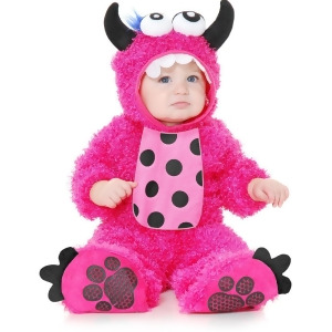 Child Hot Pink Little Cute Monster Madness Dragon Costume - Infant