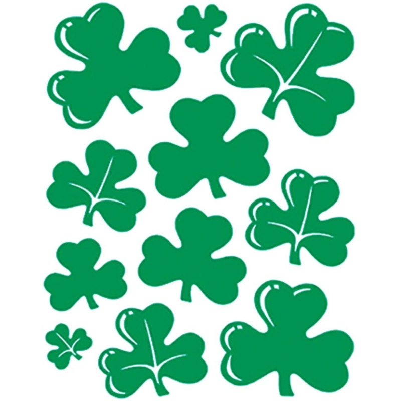 4 Sheets Of 3 Leaf Clover Irish Pride St Patricks Day Shamrock Stickers