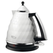 Delonghi KBJ3001W BRILLANTE Cordless Kettle in White Delonghi KBJ3001W BRILLANTE Cordless Kettle in White