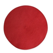 Red Circle Placemat 15 in Plastic Red Circle Placemat 15 in Plastic