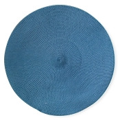 Blue Circle Placemat 15 in Plastic Blue Circle Placemat 15 in Plastic