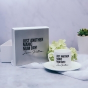Personalised Manic Mum Cup & Saucer With Gift Box Personalised Manic Mum Cup & Saucer With Gift Box