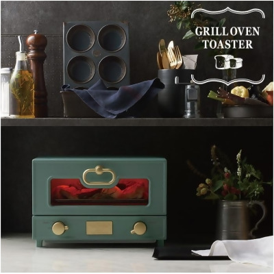 日本Toffy Oven Toaster 電烤箱 板岩綠 